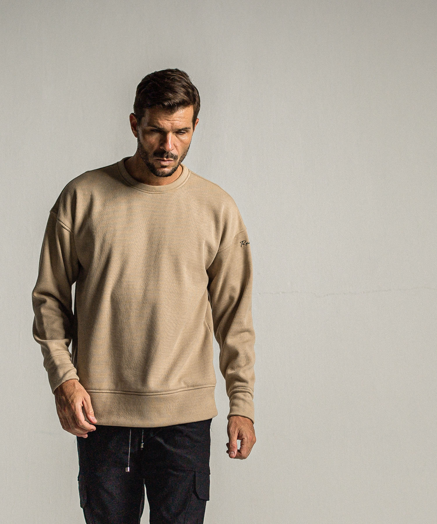 velours fleece thermal loose trainer