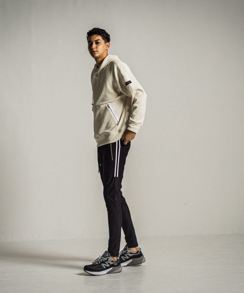 shaggy fleece thermal pullover hoodie