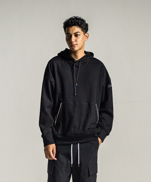 shaggy fleece thermal pullover hoodie