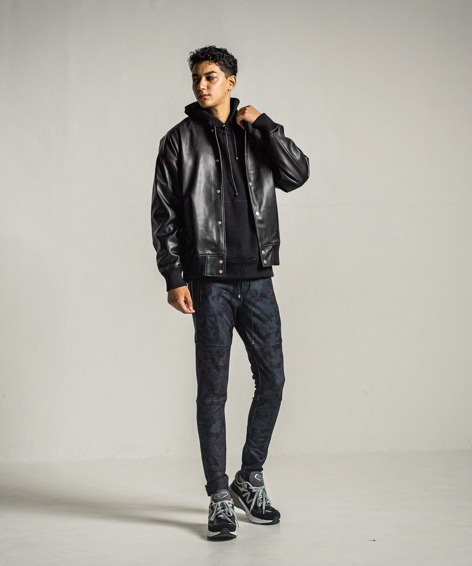 shaggy fleece thermal pullover hoodie