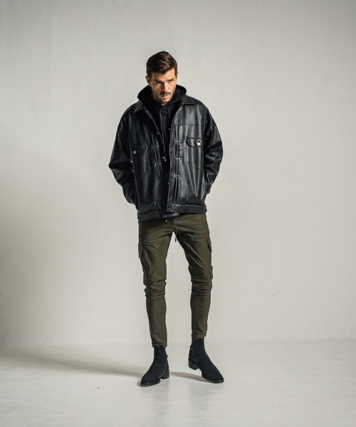 shaggy fleece thermal pullover hoodie