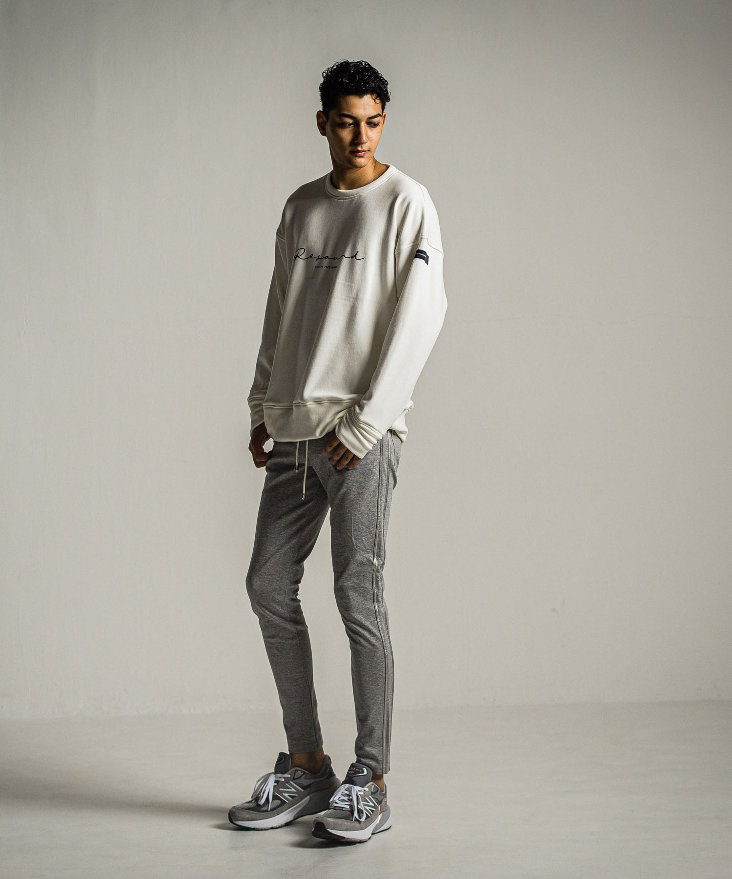 ID velours fleece drop trainer