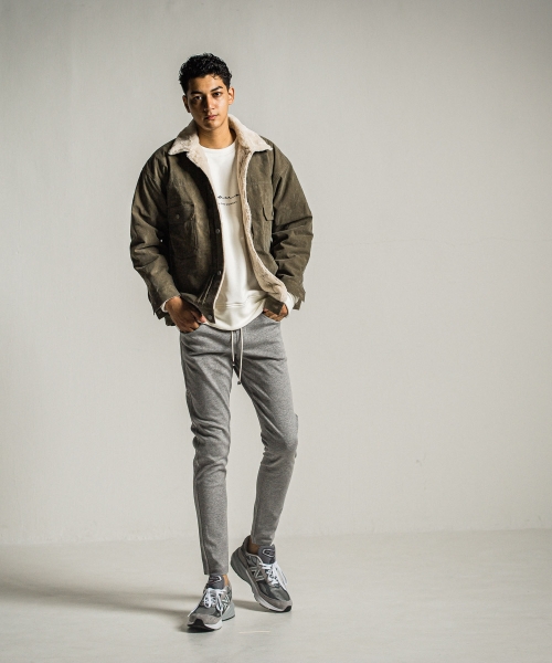 ID velours fleece drop trainer