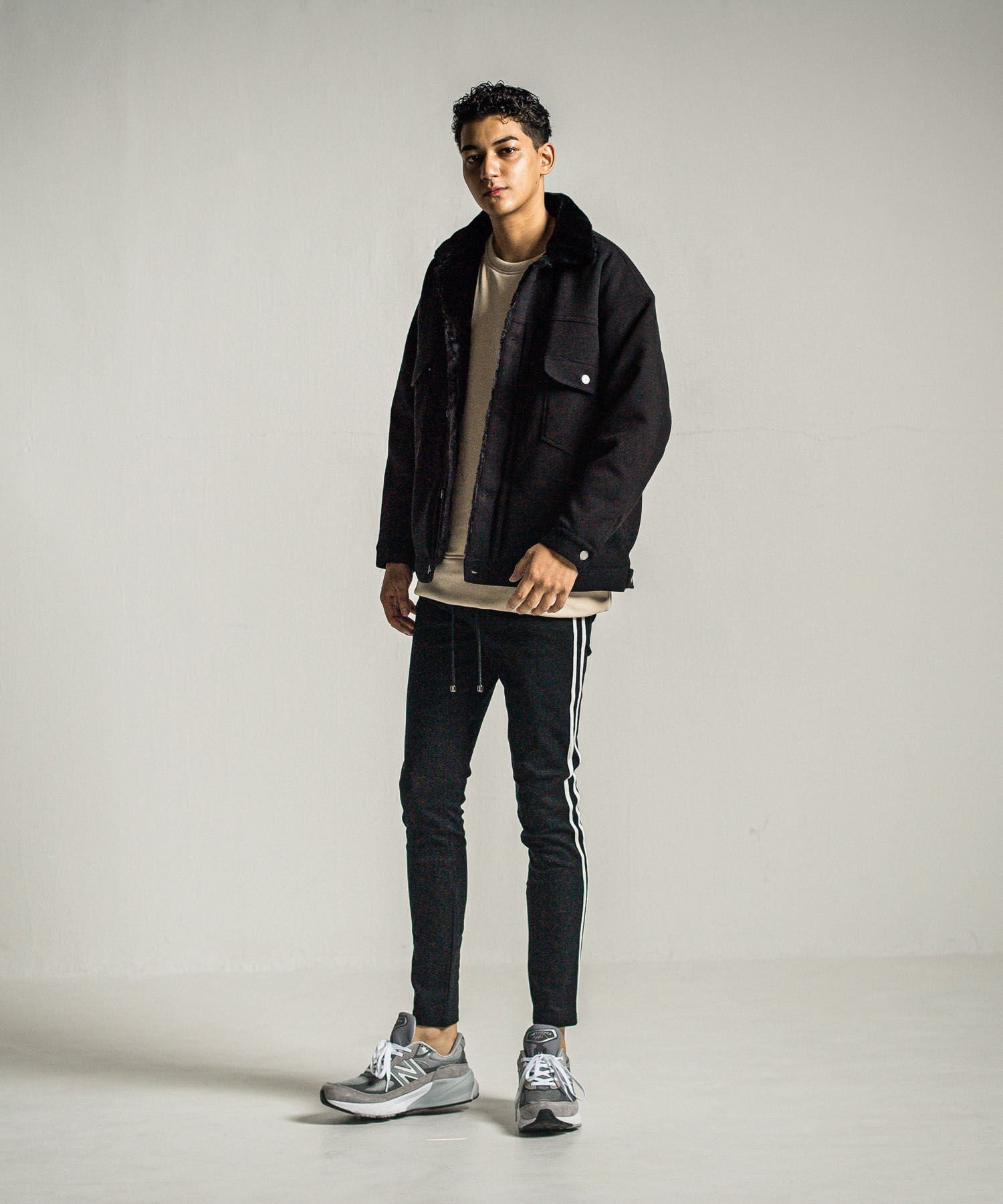 ID velours fleece drop trainer