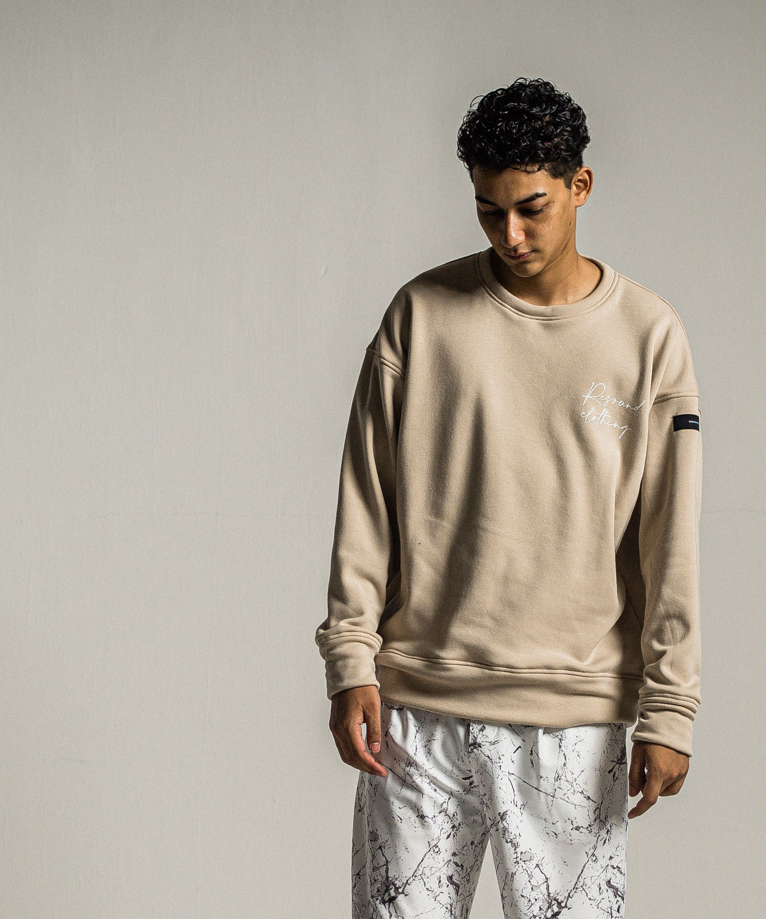 ID velours fleece drop trainer