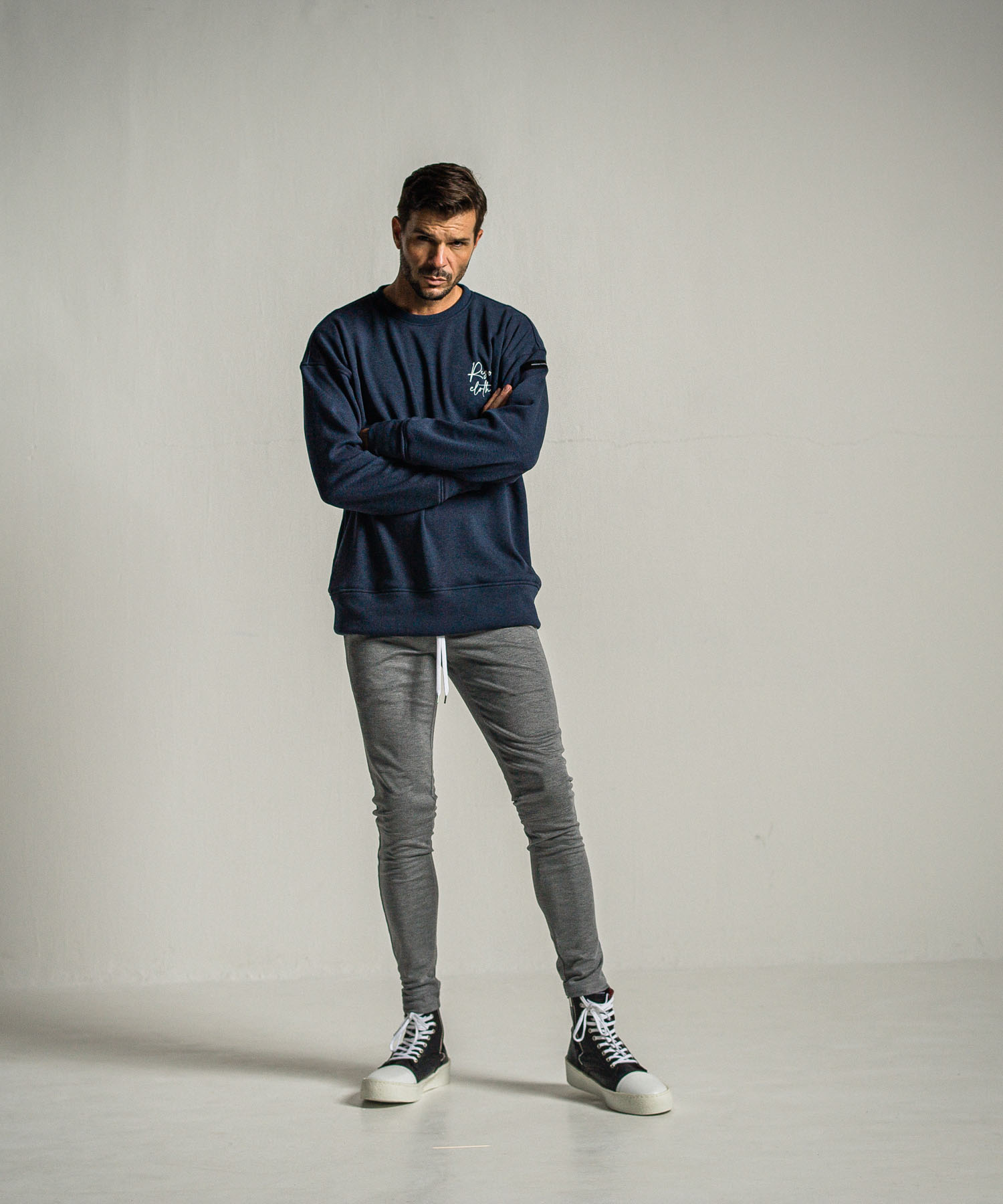 ID velours fleece drop trainer