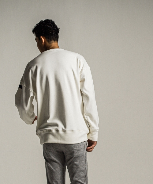 handwriting rogo velours fleece drop trainer