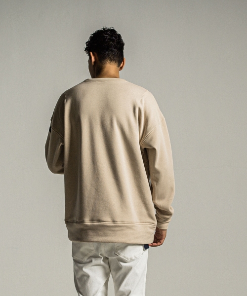 handwriting rogo velours fleece drop trainer