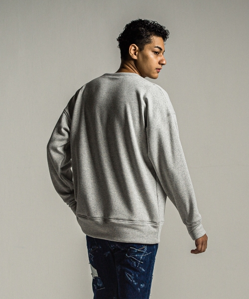 college velours fleece drop trainer