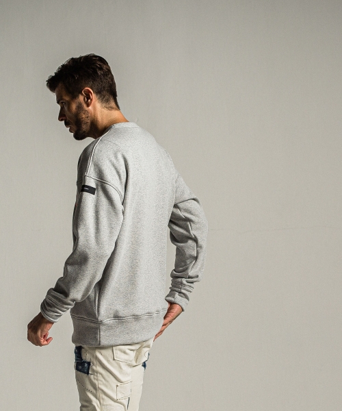 college velours fleece drop trainer