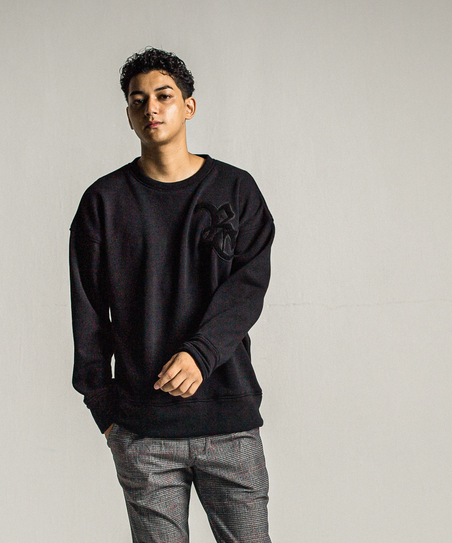 RC chenille velours fleece drop trainer