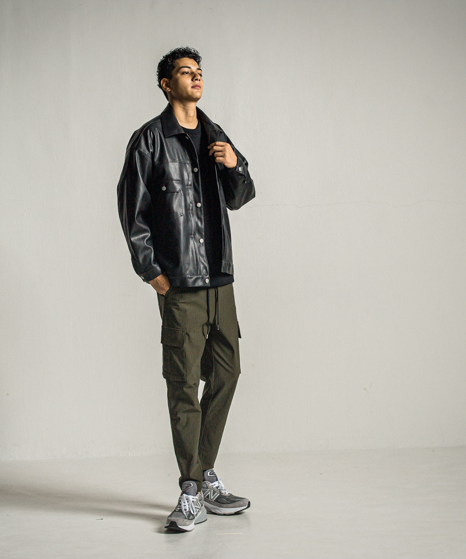 RC chenille velours fleece drop trainer