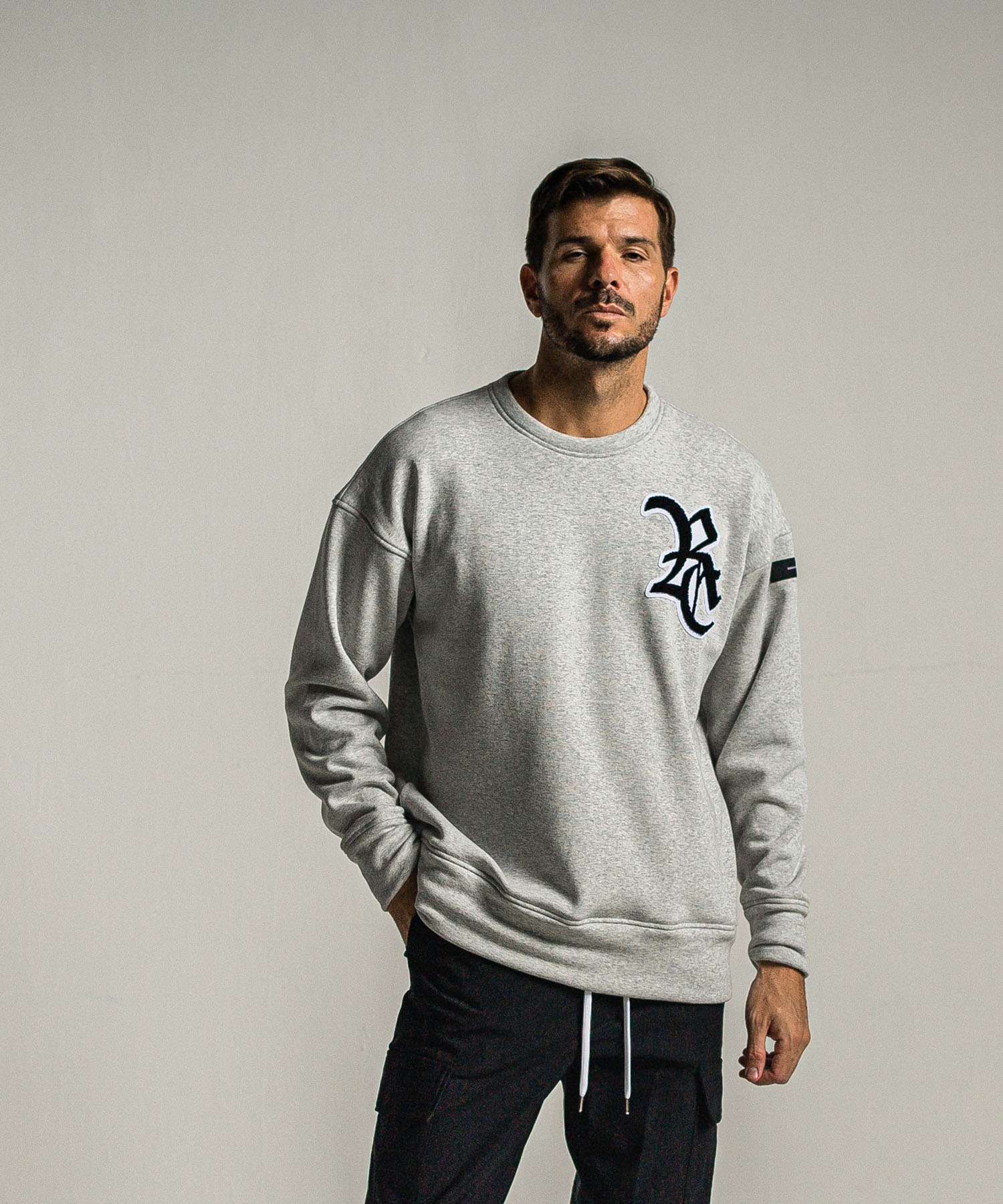 RC chenille velours fleece drop trainer