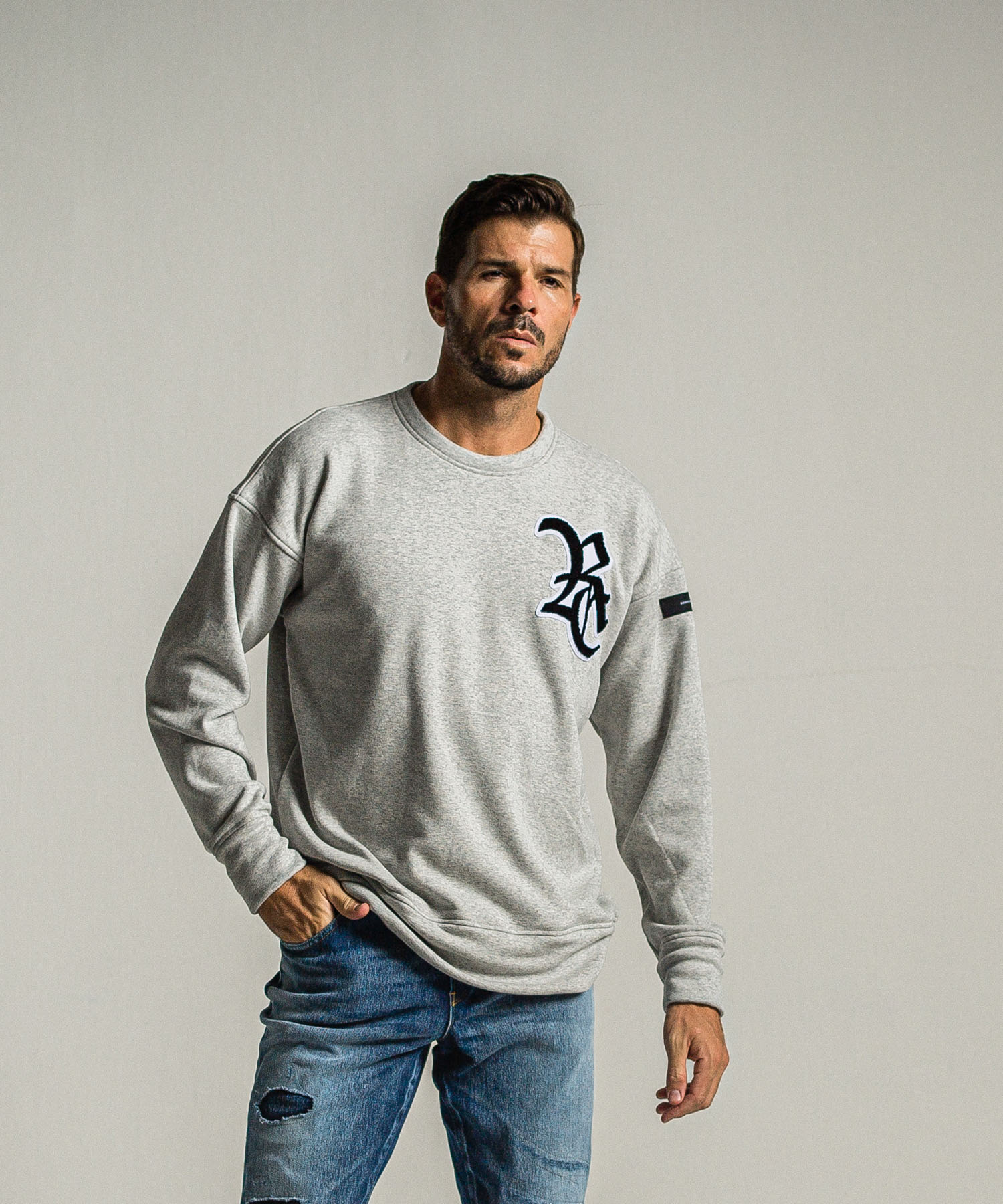 RC chenille velours fleece drop trainer