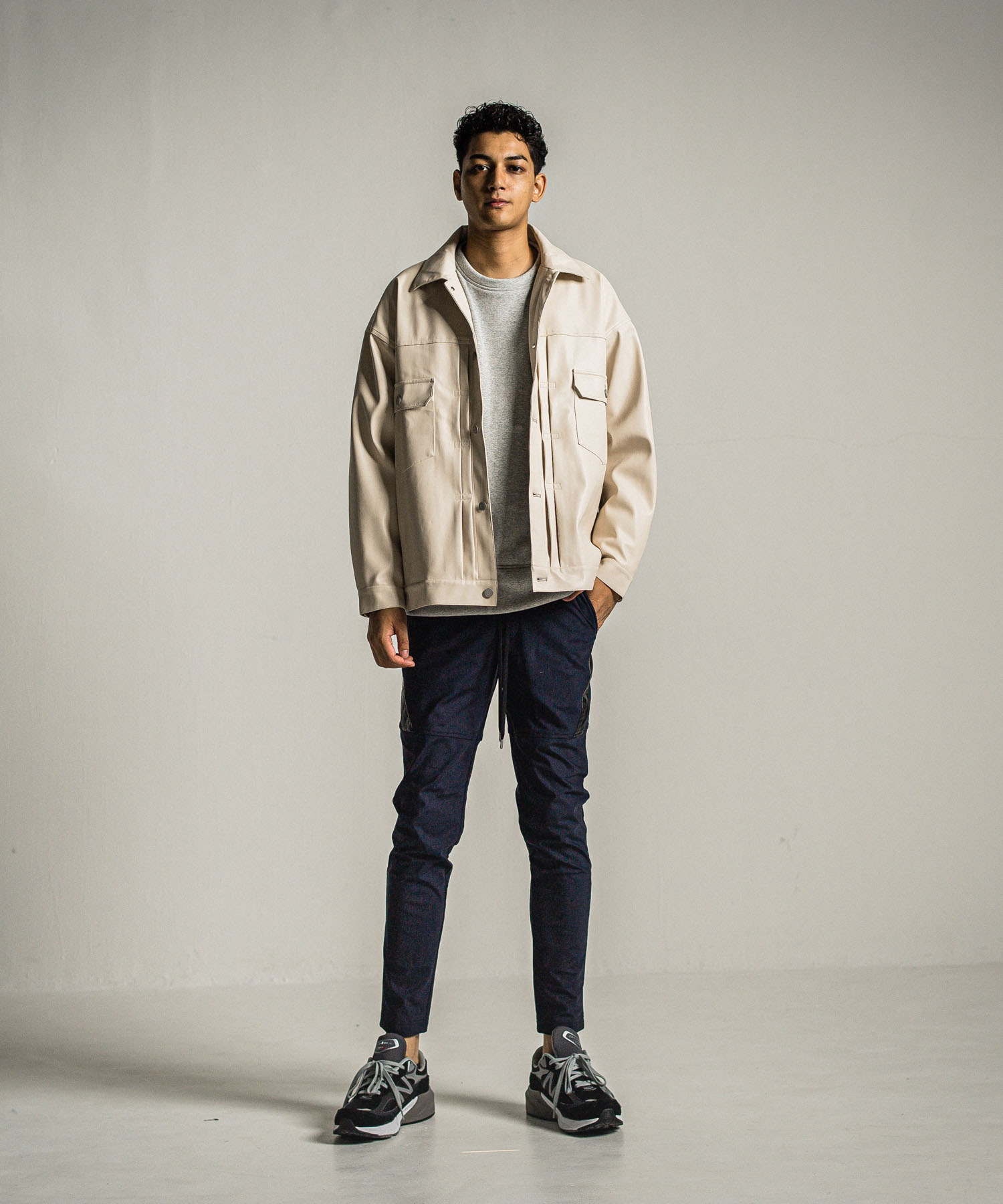 RC chenille velours fleece drop trainer