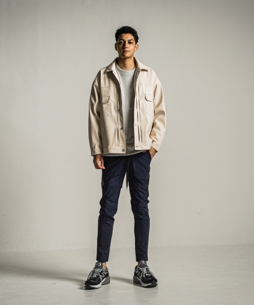 RC chenille velours fleece drop trainer