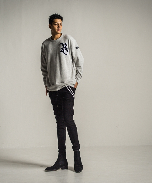 RC chenille velours fleece drop trainer