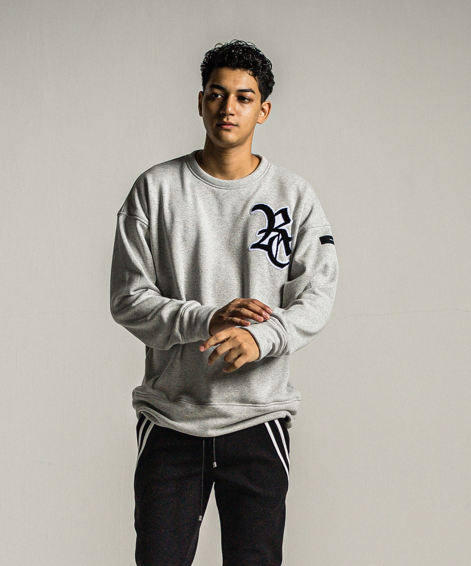 RC chenille velours fleece drop trainer