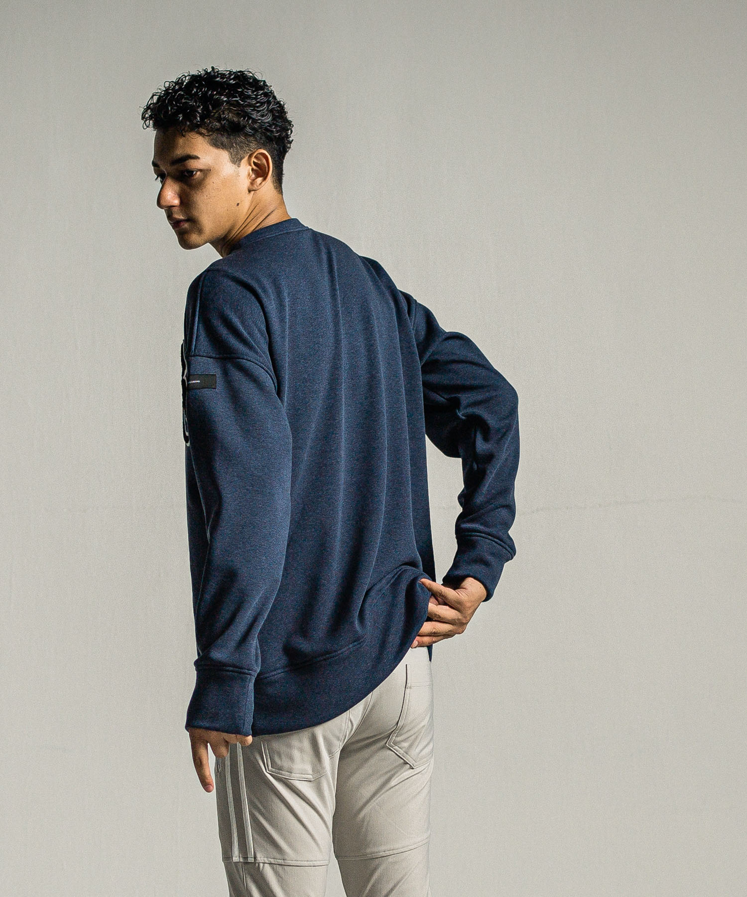 RC chenille velours fleece drop trainer