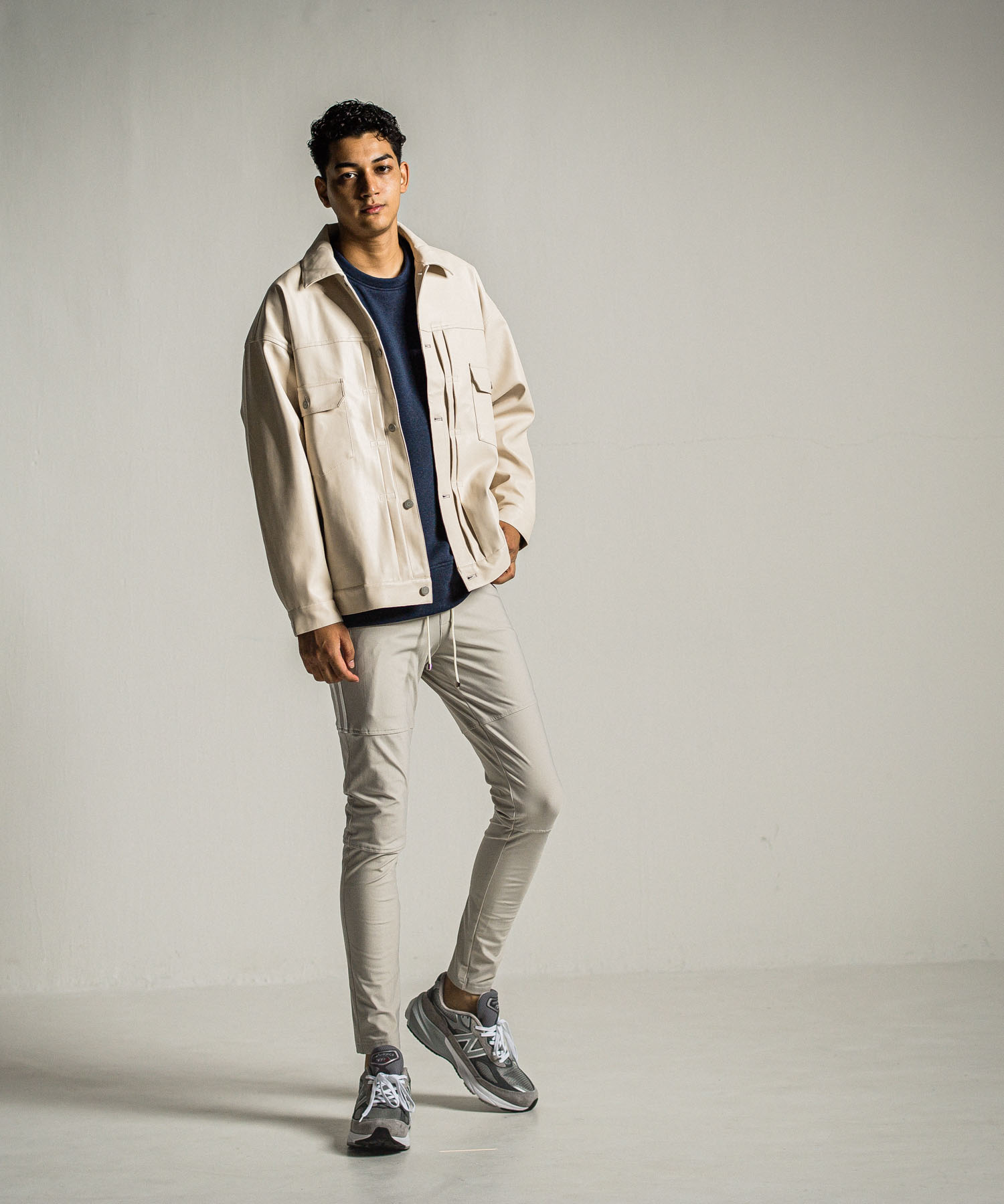 RC chenille velours fleece drop trainer