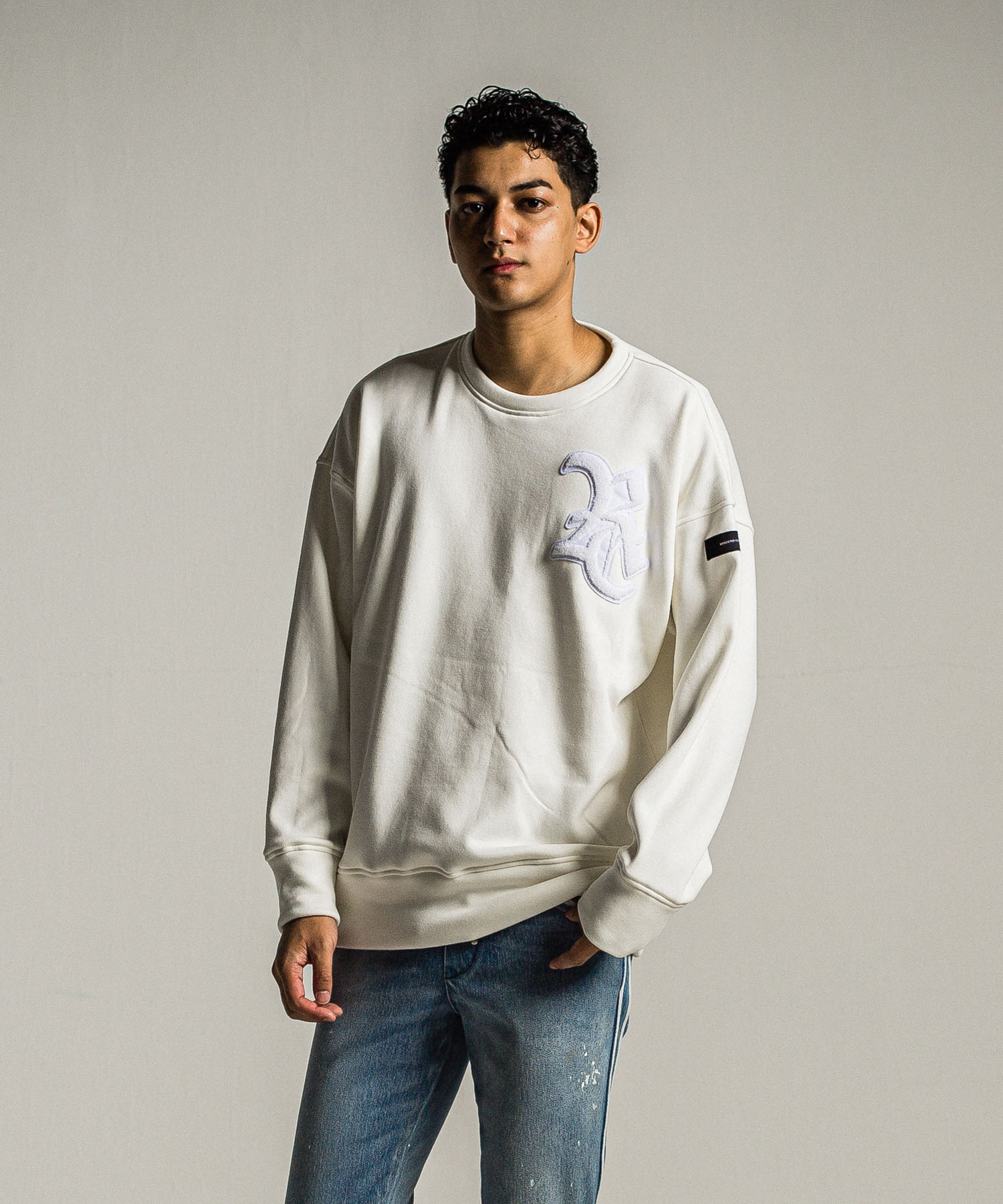 RC chenille velours fleece drop trainer