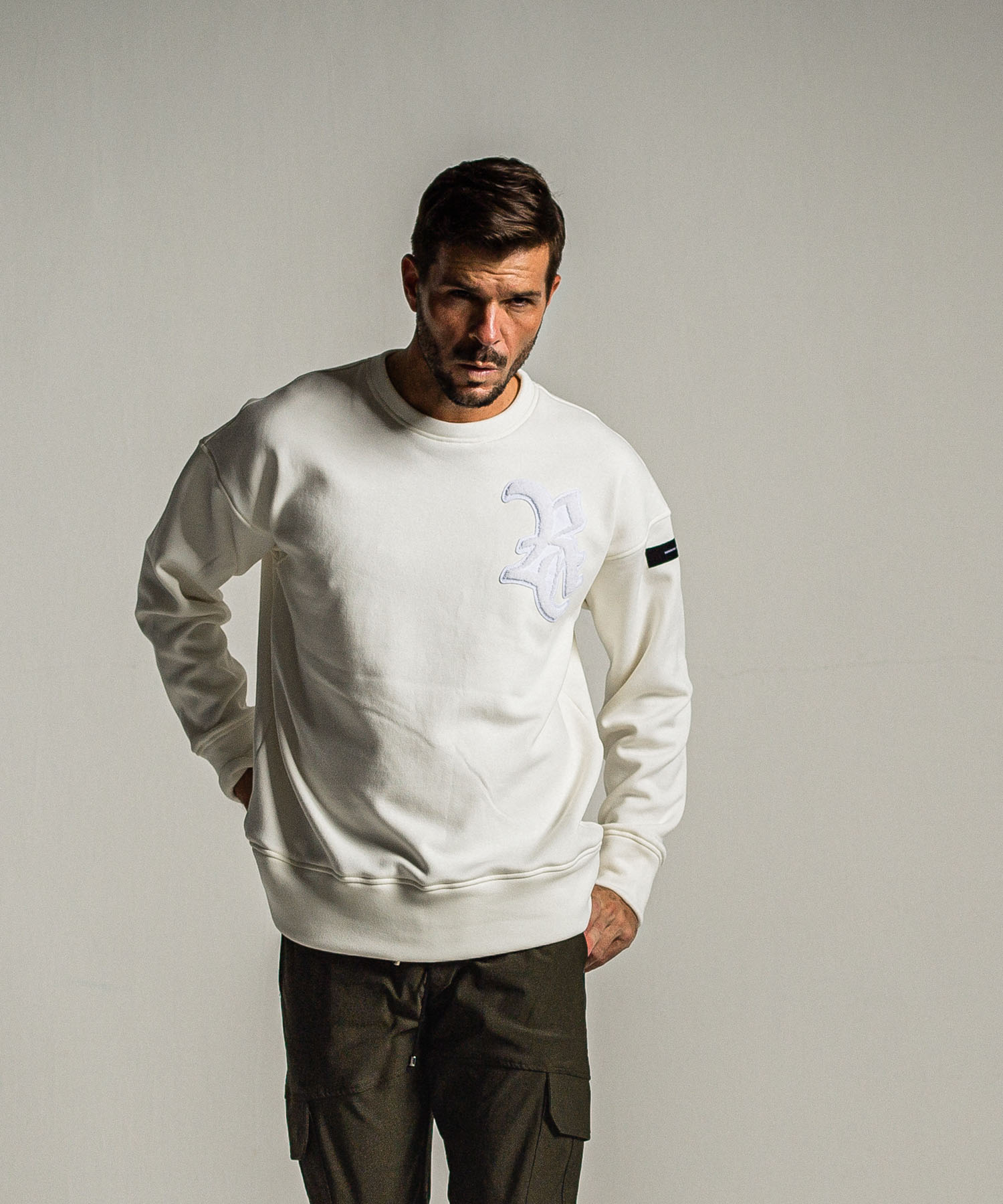 RC chenille velours fleece drop trainer