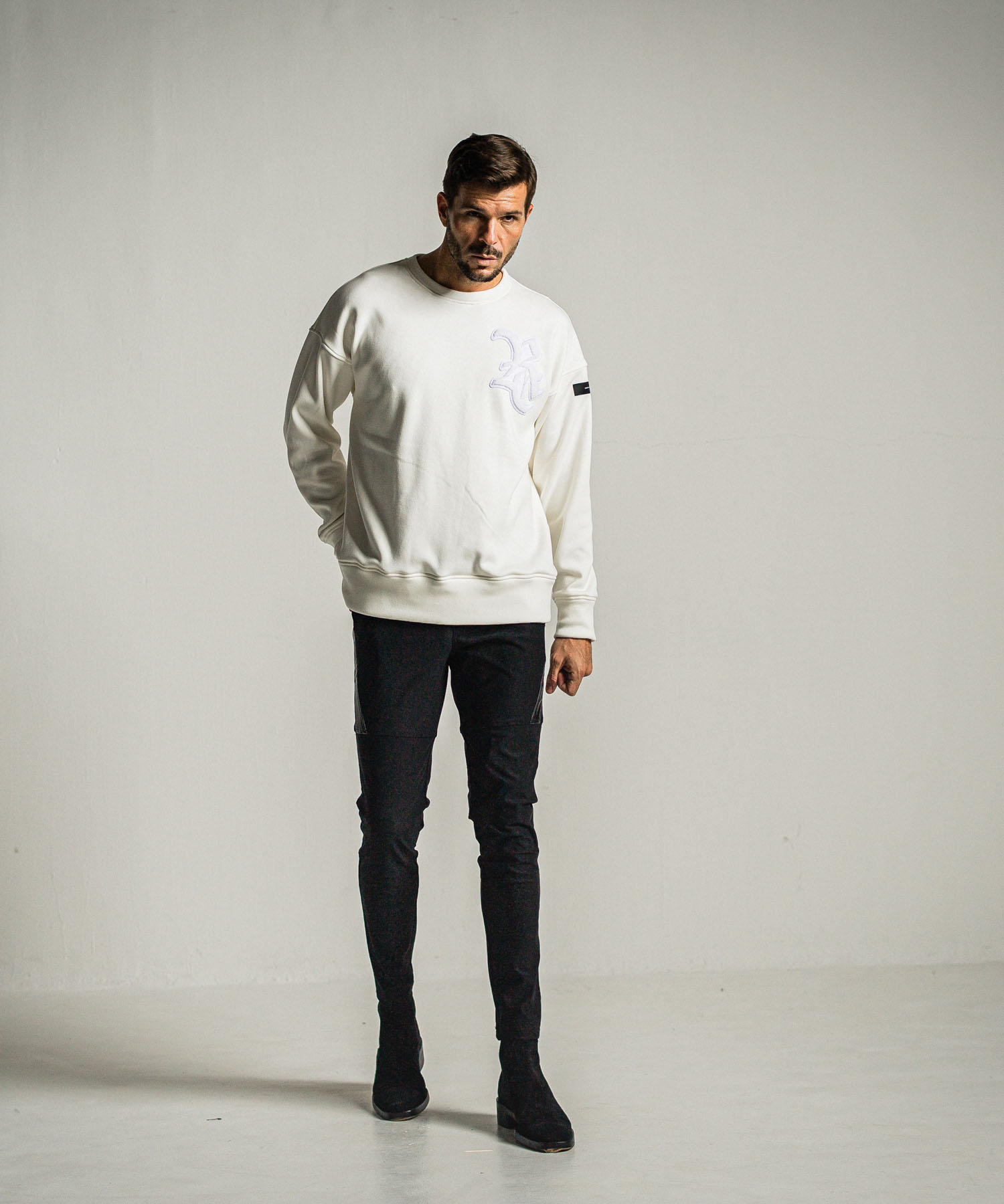 RC chenille velours fleece drop trainer