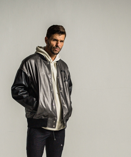 leather Varsity jacket