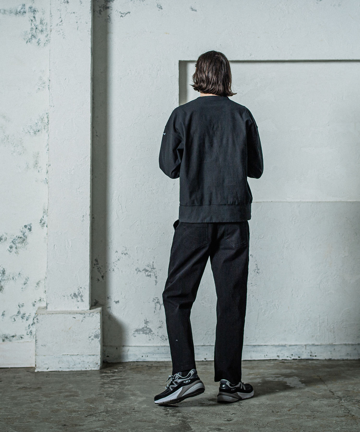 DENIM JERSEY loose trainer