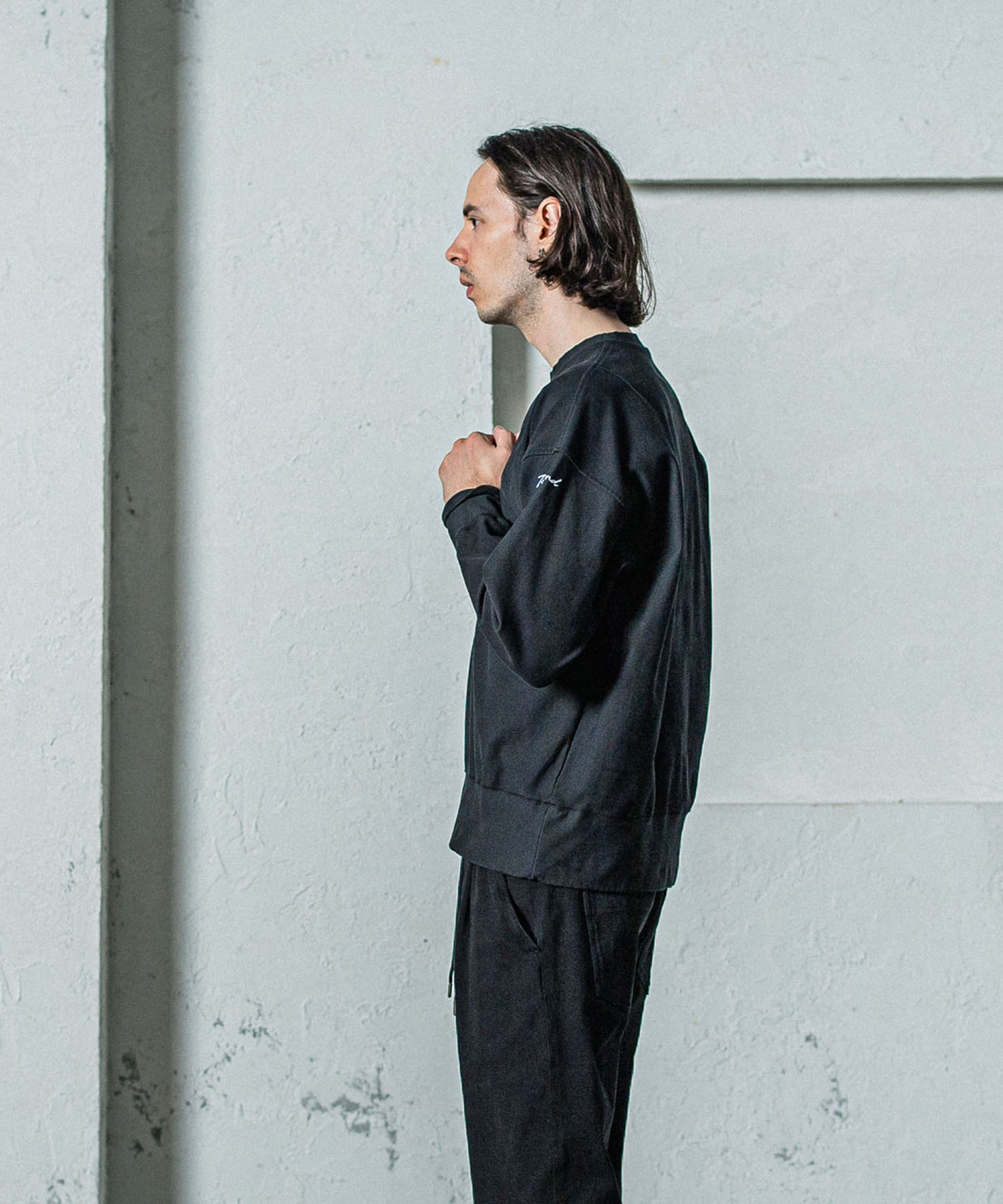 DENIM JERSEY loose trainer