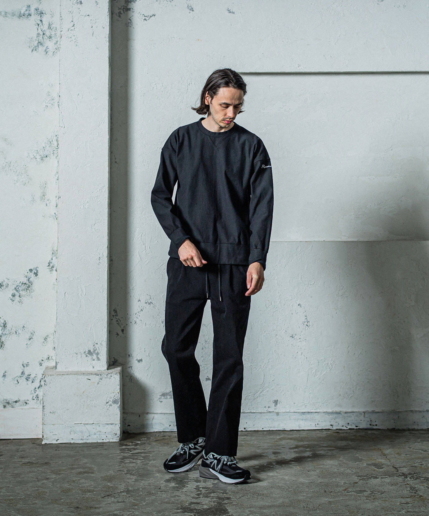 DENIM JERSEY loose trainer