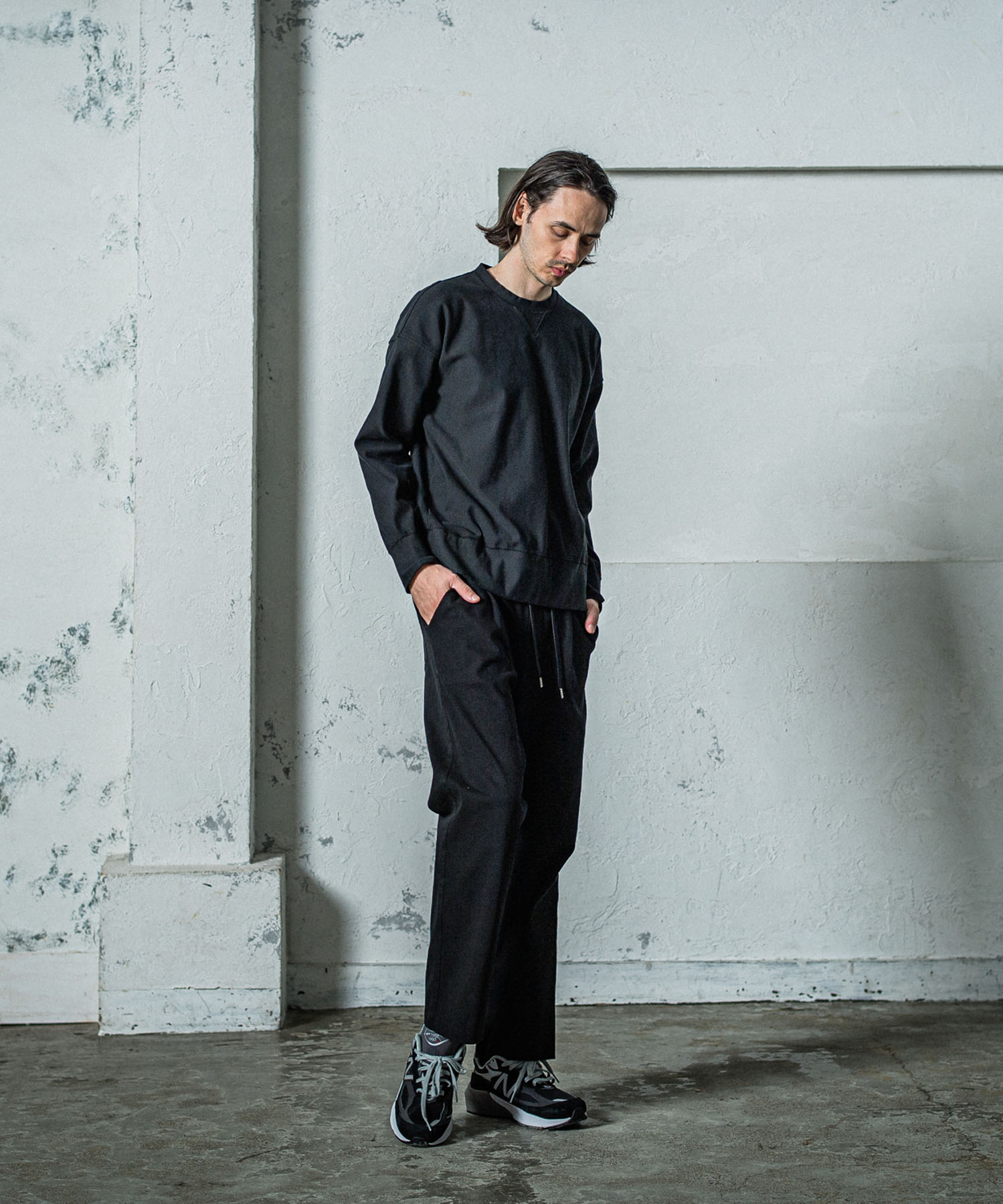 DENIM JERSEY loose trainer