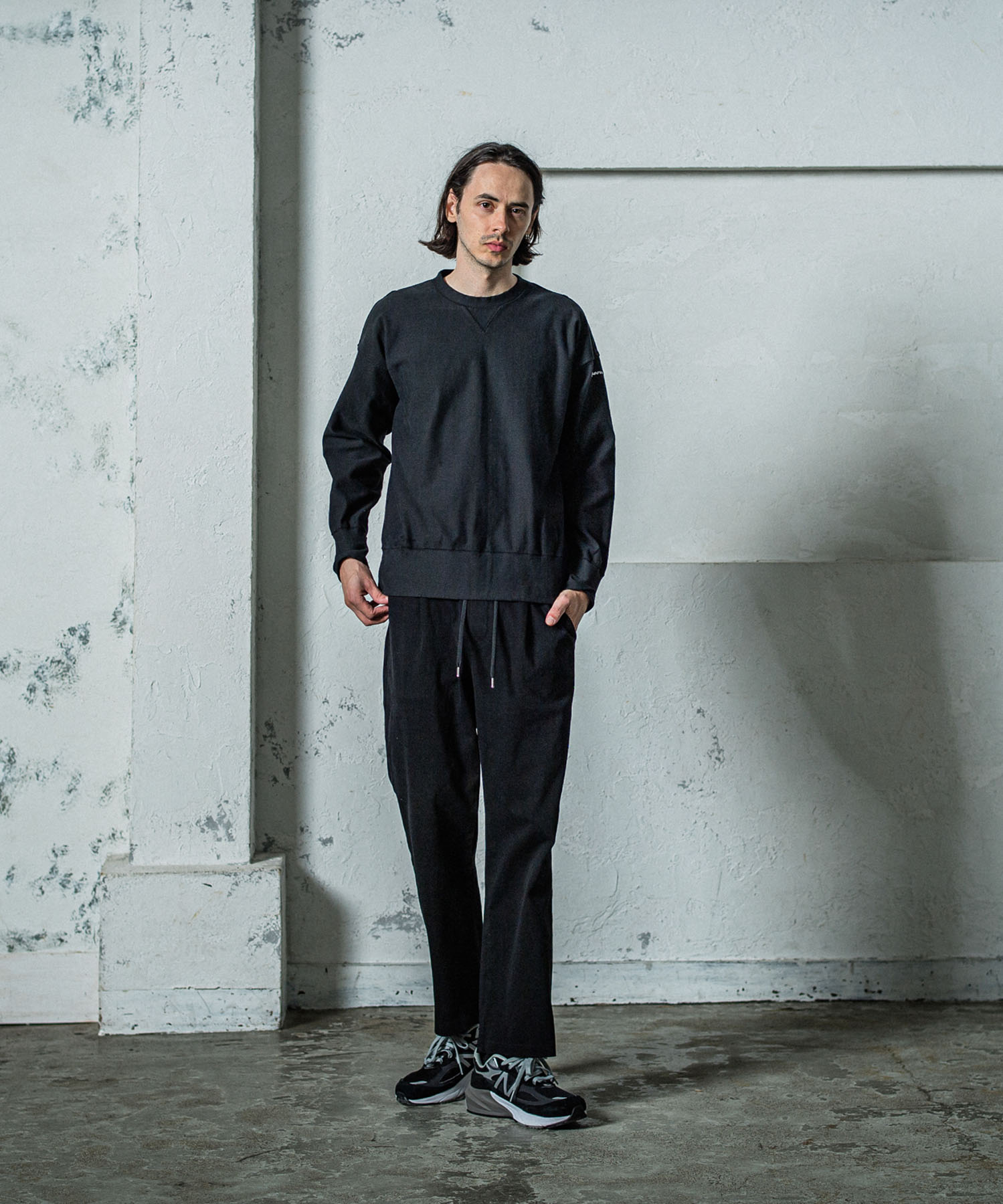 DENIM JERSEY loose trainer