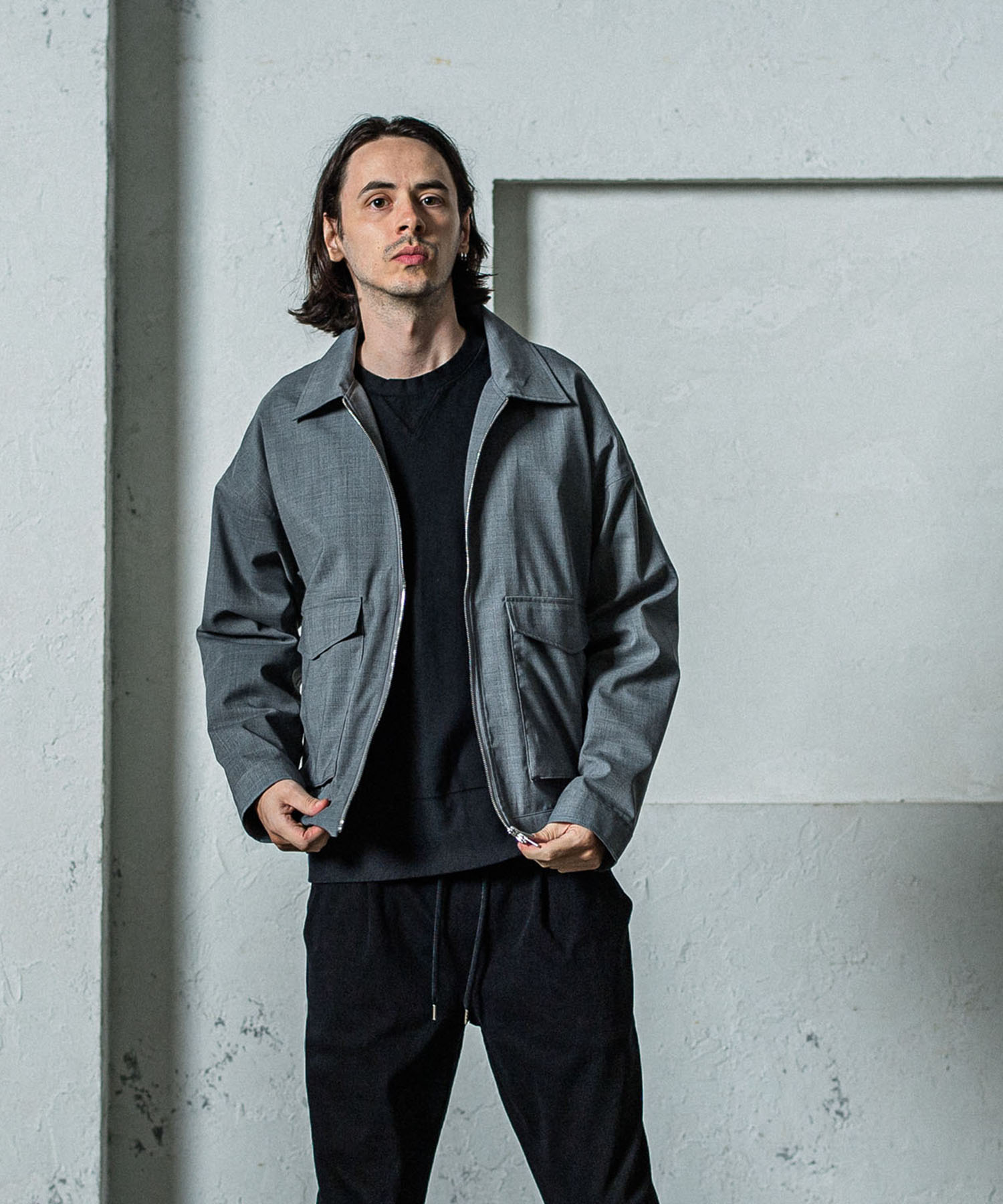 DENIM JERSEY loose trainer