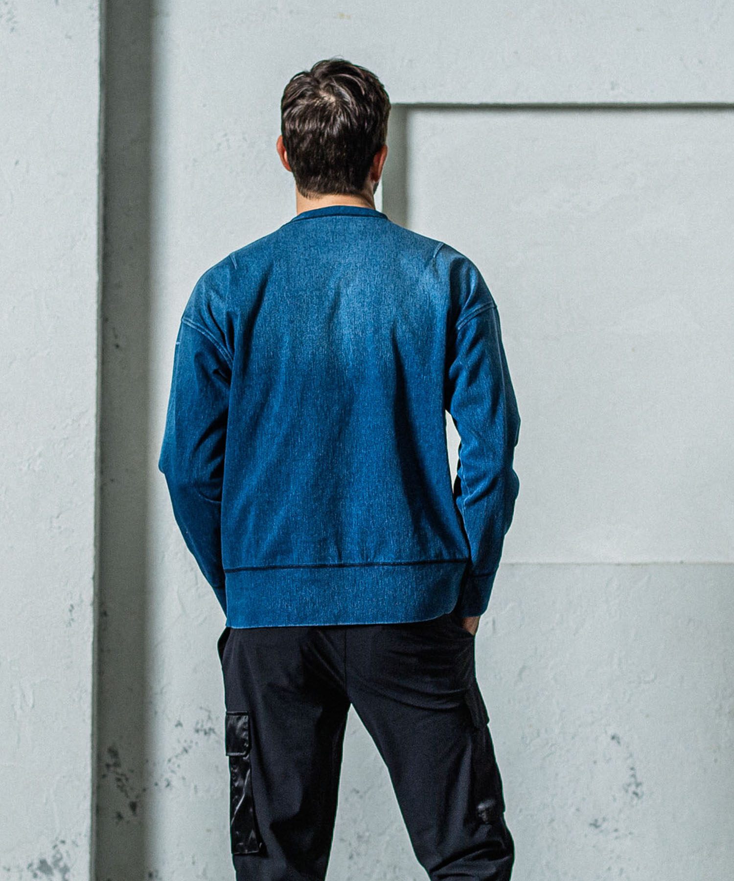 DENIM JERSEY loose trainer