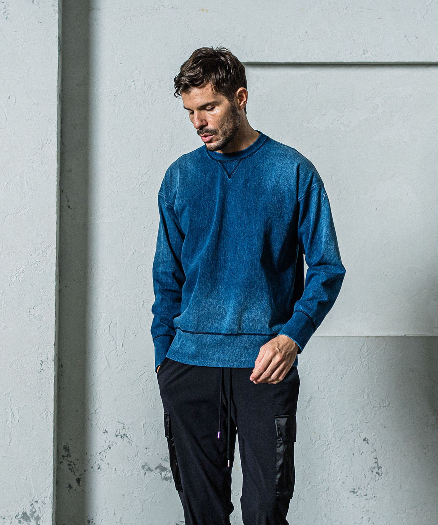 DENIM JERSEY loose trainer