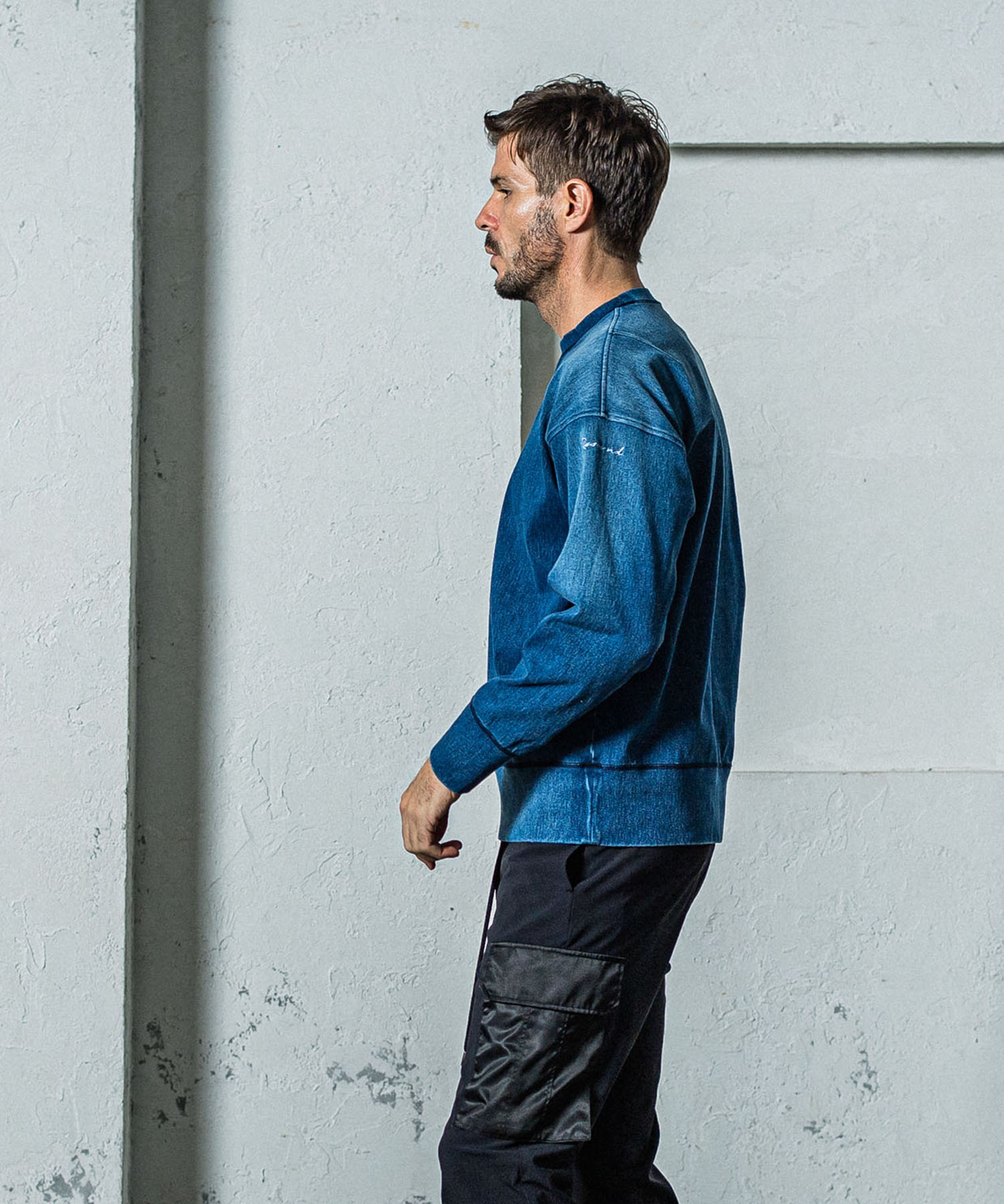 DENIM JERSEY loose trainer