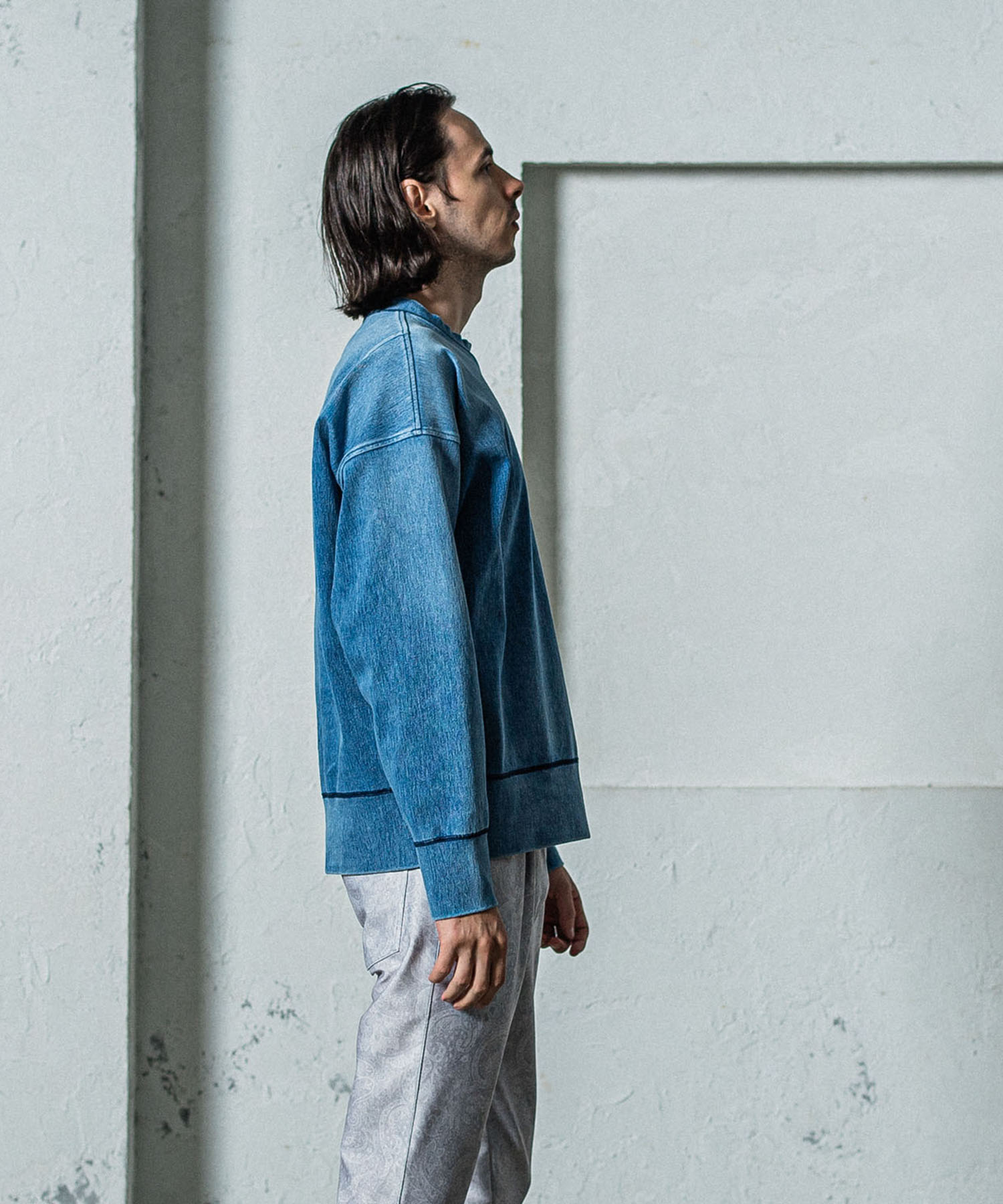 DENIM JERSEY loose trainer