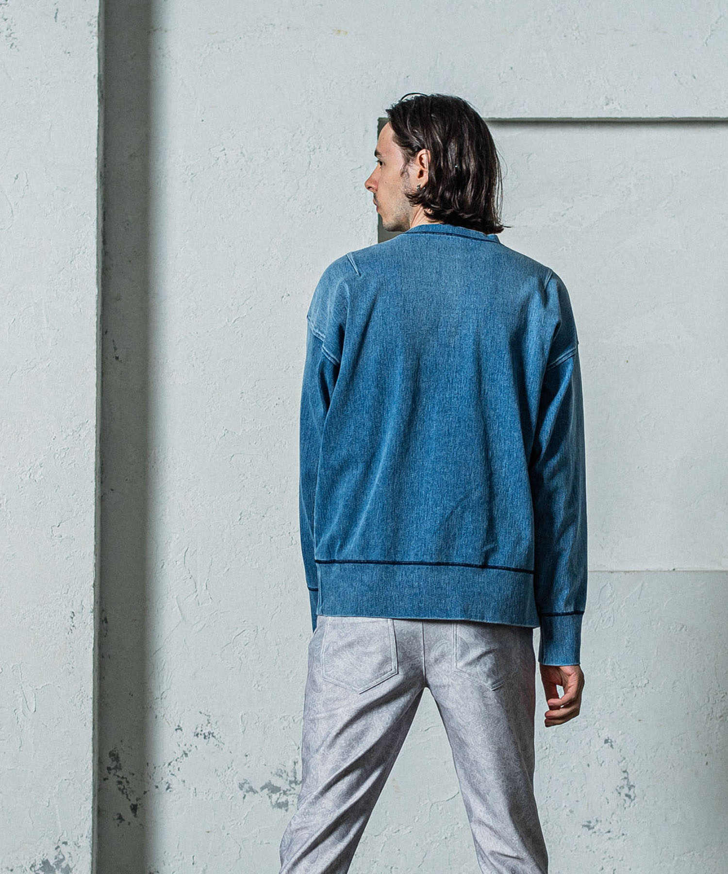 DENIM JERSEY loose trainer