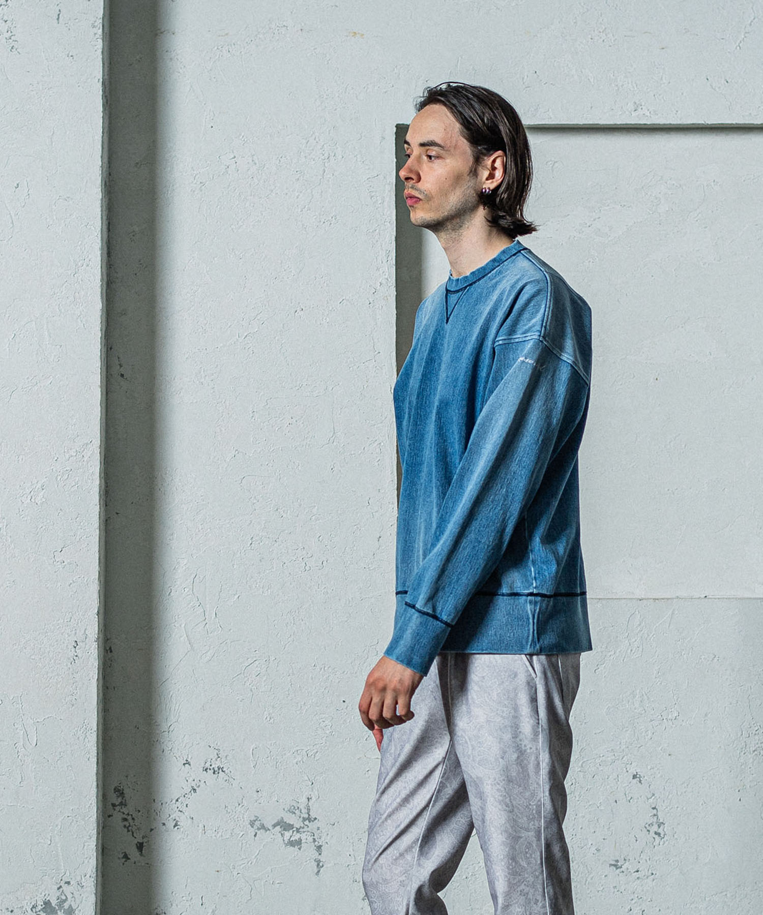 DENIM JERSEY loose trainer