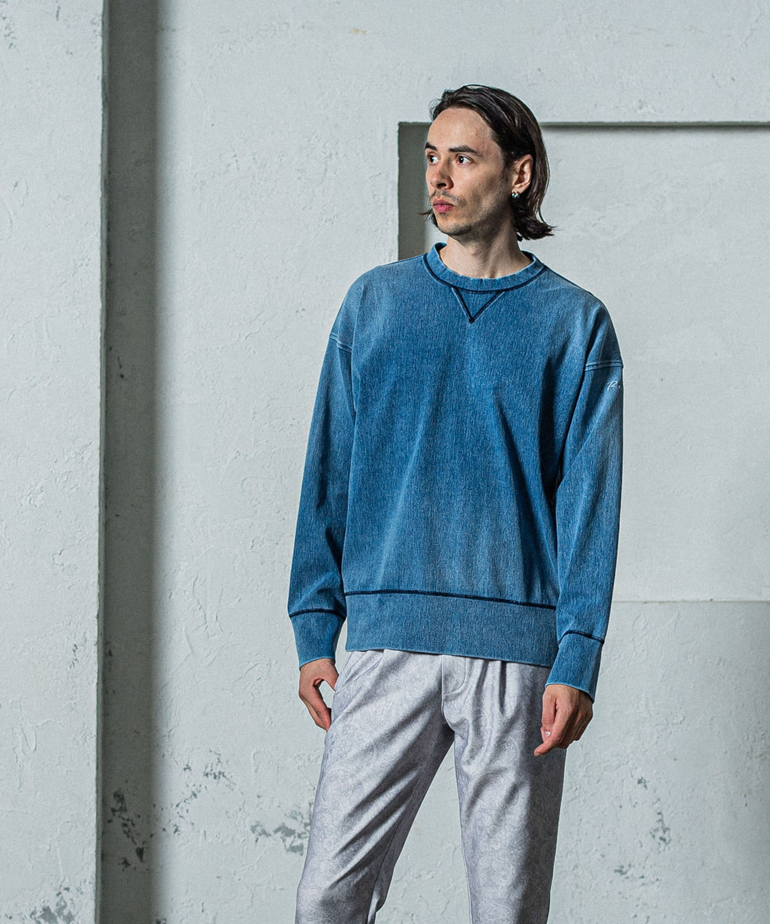 DENIM JERSEY loose trainer