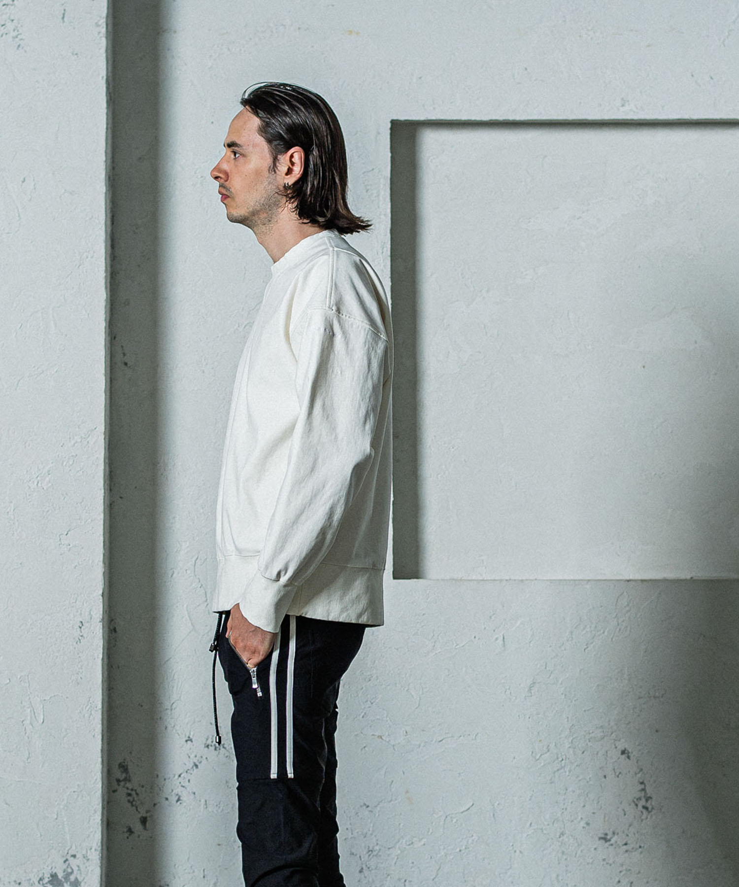 DENIM JERSEY loose trainer