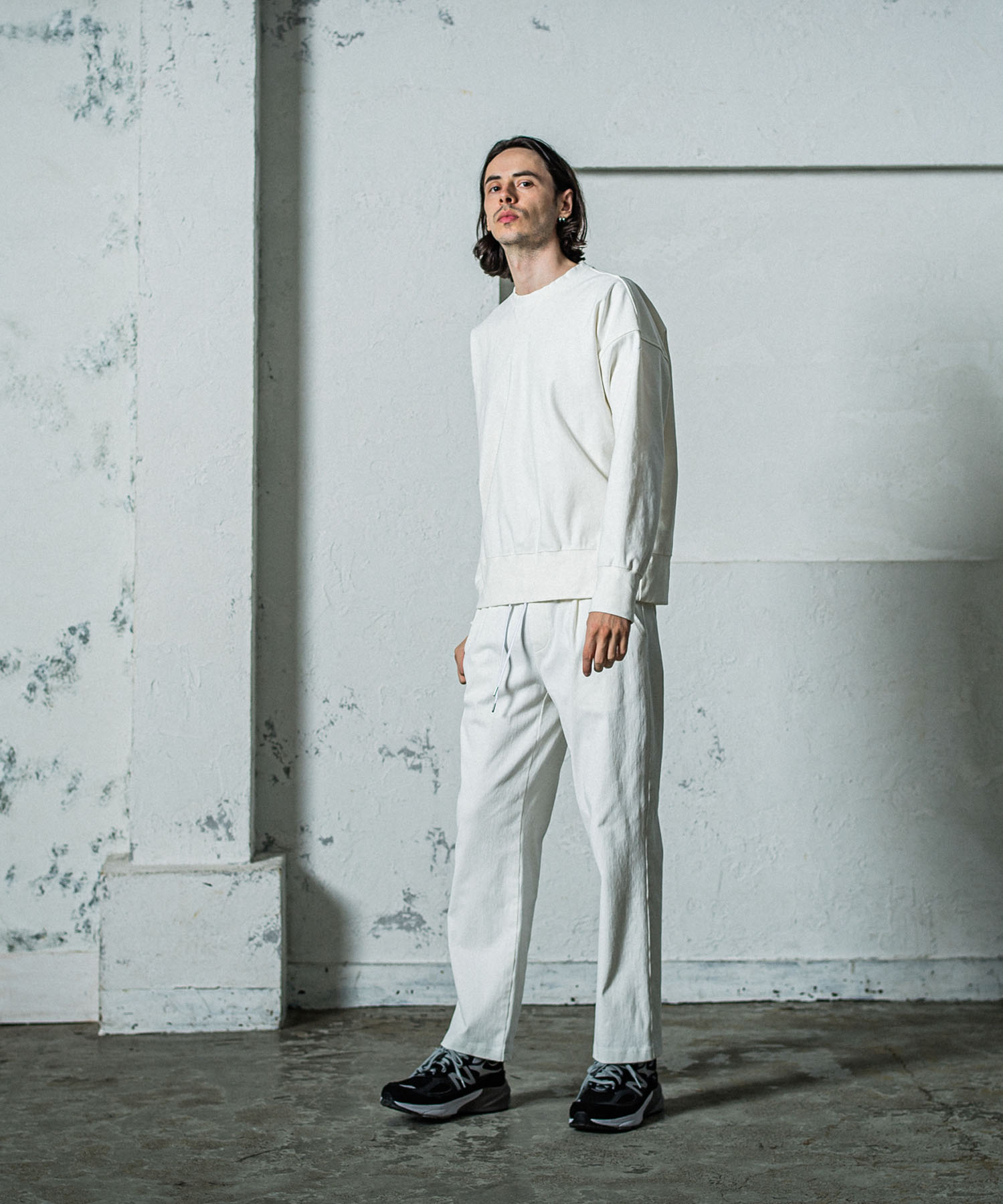 DENIM JERSEY loose trainer