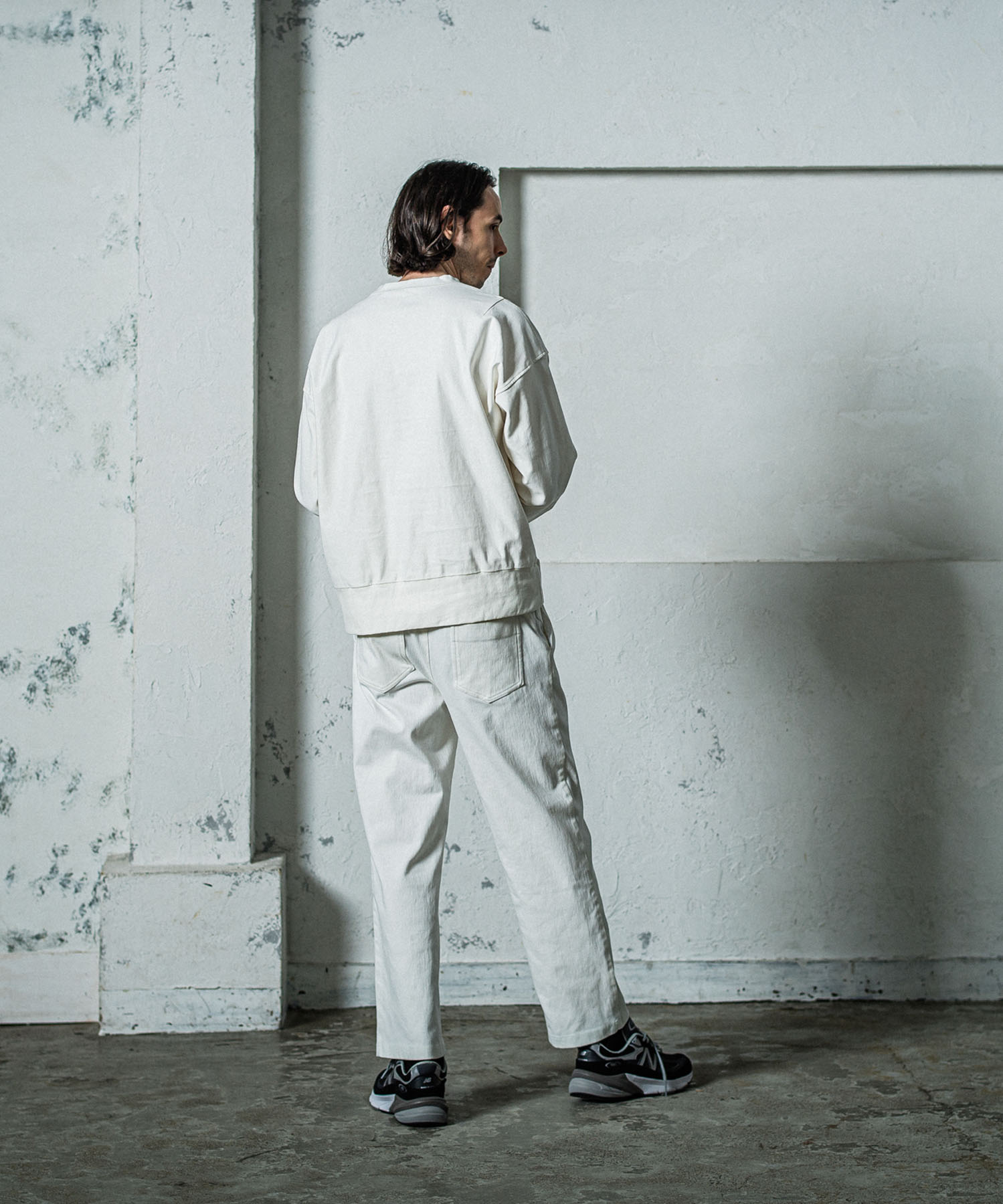 DENIM JERSEY loose trainer