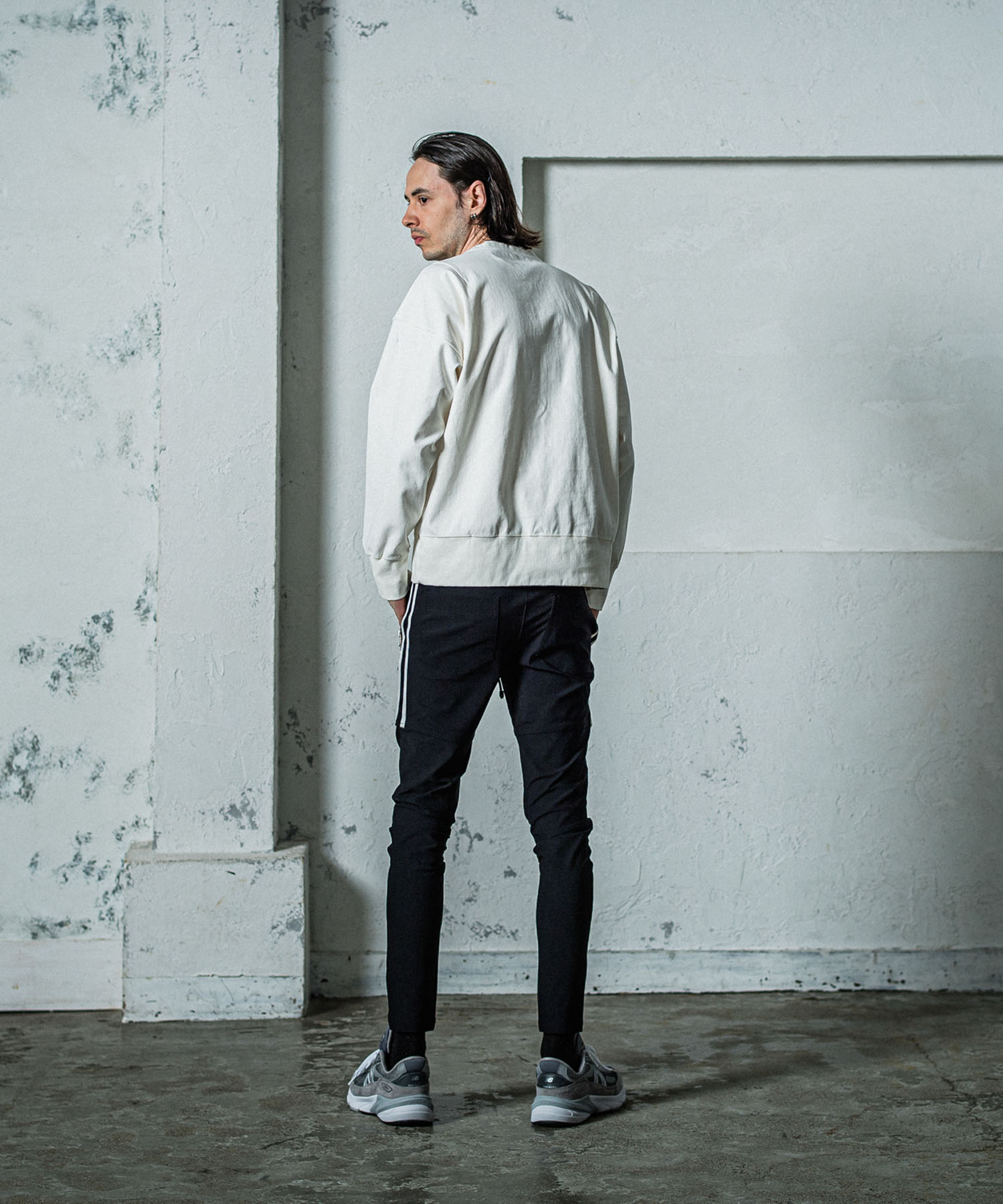 DENIM JERSEY loose trainer