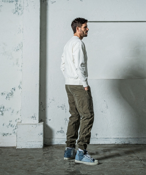 DENIM JERSEY loose trainer