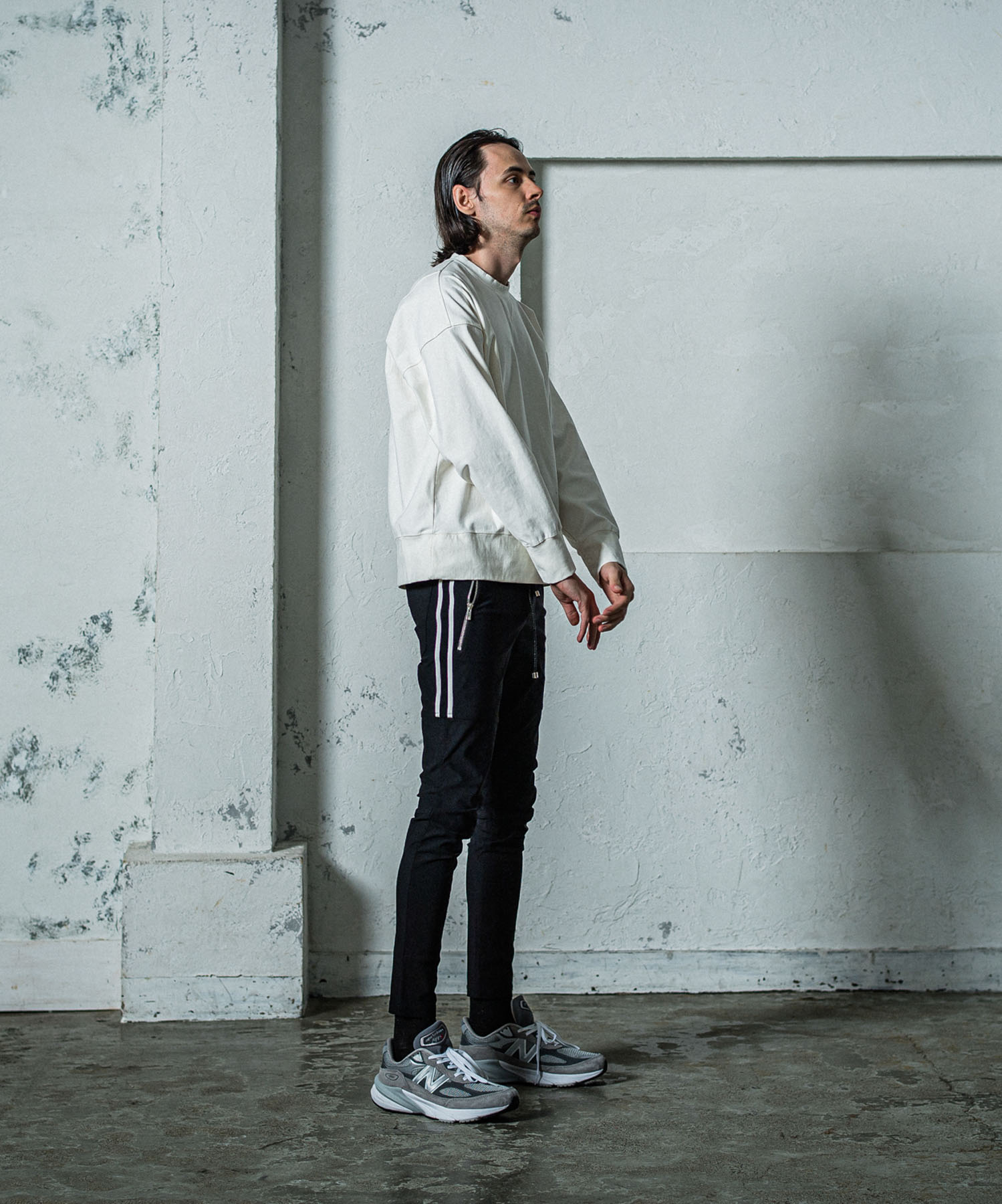 DENIM JERSEY loose trainer