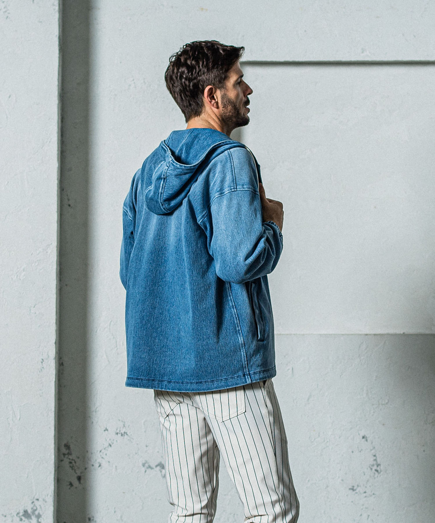 DENIM JERSEY  coach hoodie