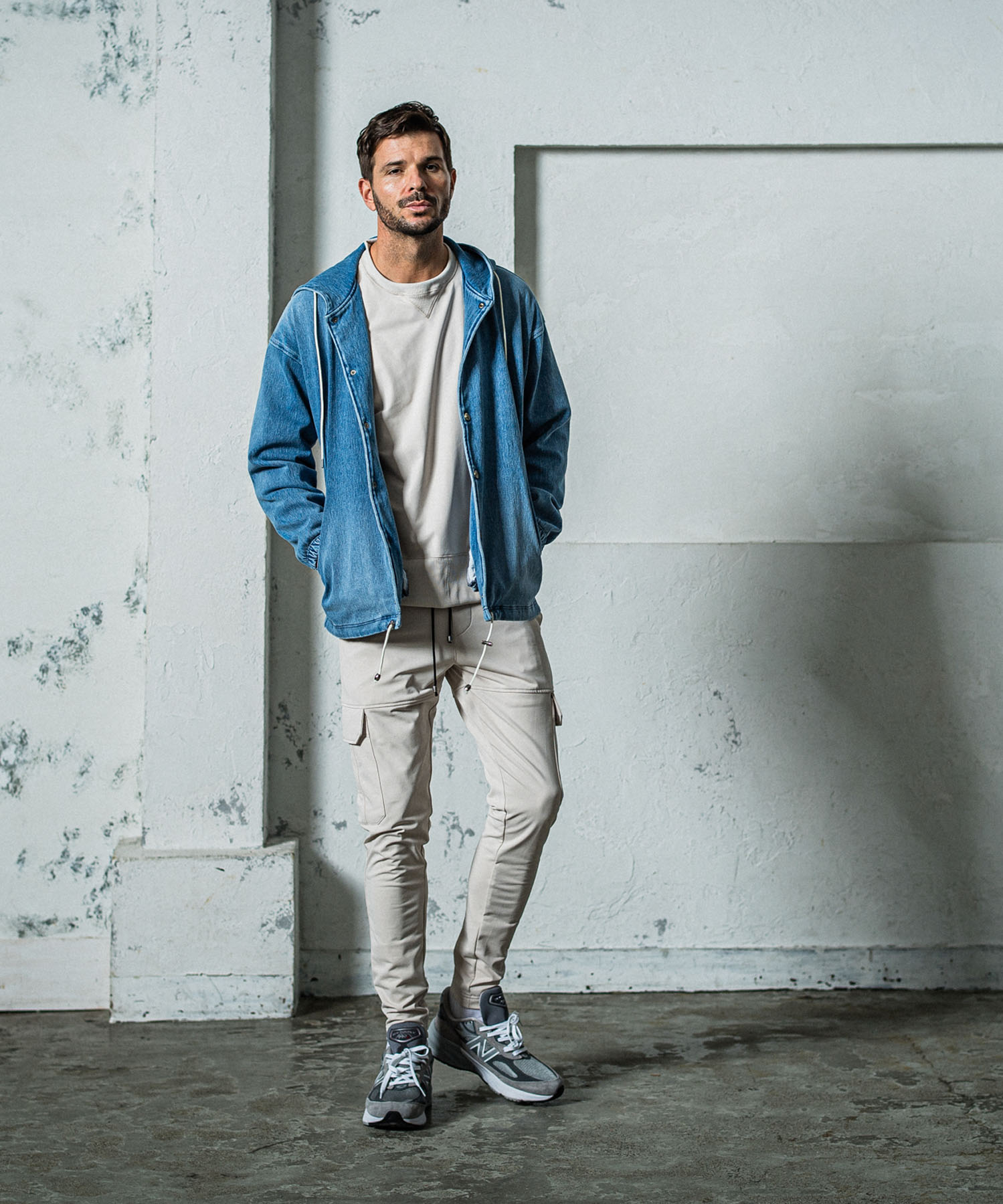 DENIM JERSEY  coach hoodie