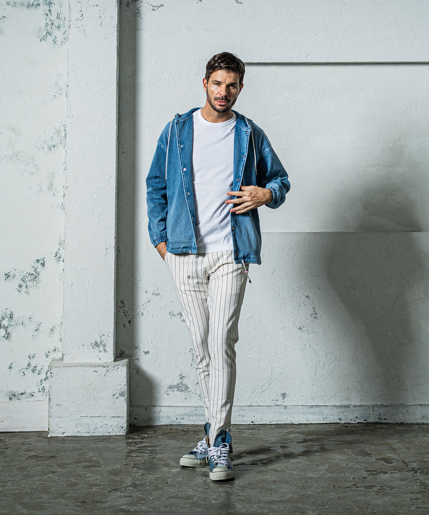 DENIM JERSEY  coach hoodie